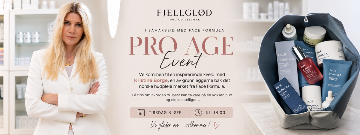 Fjellglød × Face Formula 🤍 PRO AGE – forstå huden gjennom alle livets faser