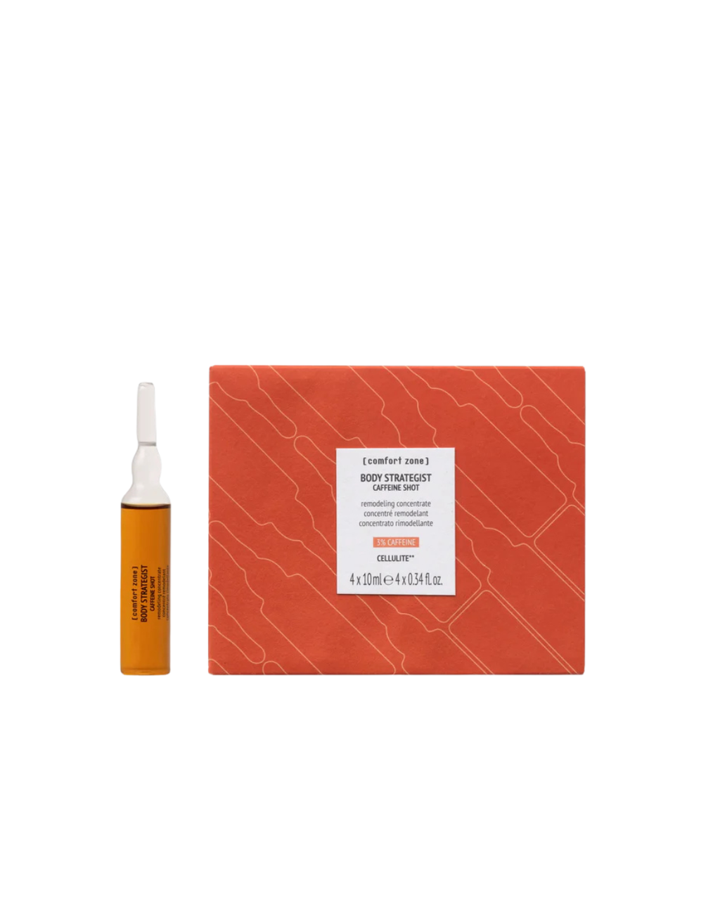 Comfort Zone Body Strategist Caffeine Shot, 4 x 10 ml