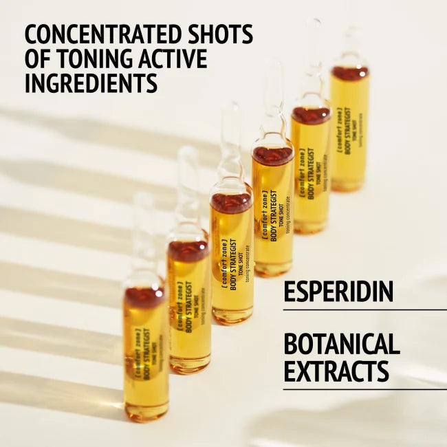 Comfort Zone Body Strategist Tone Shot, 4 x 10 ml